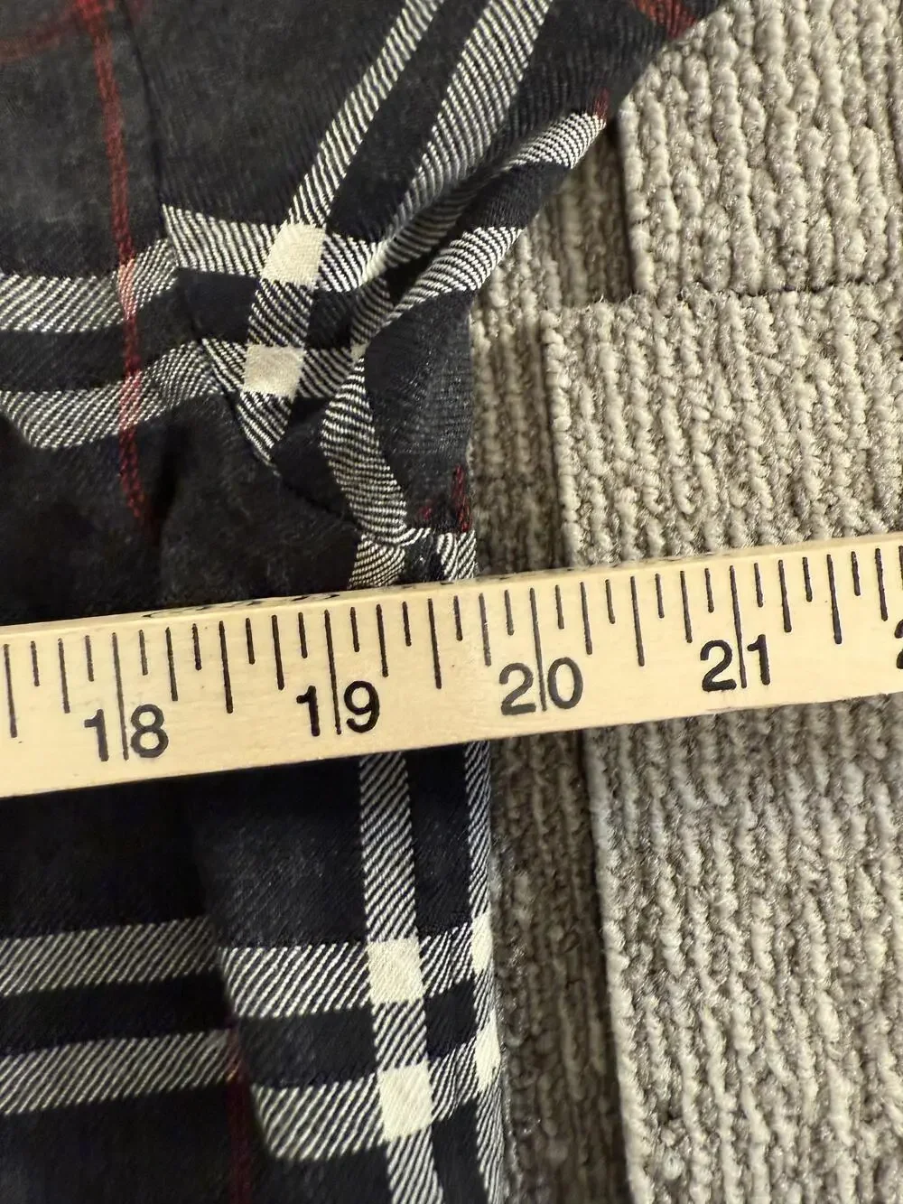 Lauren Ralph Lauren Jacket Mens Medium Black Gray Red Plaid Wool Lined Shacket